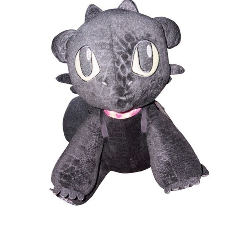 How to Train Your Dragon Toothless Plush Stuffed Animal Toy Black Dragon